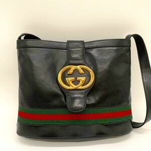Authentic Gucci GG Sherry Ophidia Crossbody Shoulder Bag Messenger Tote Leather